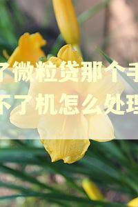 借了微粒贷那个手机开不了机怎么处理逾期 借了微粒贷那个手机开不了机怎么处理逾期