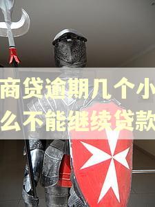 网商贷逾期几个小时怎么不能继续贷款了