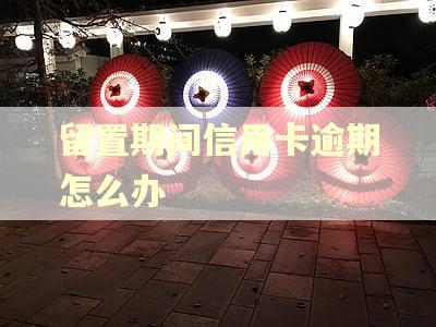 留置期间信用卡逾期怎么办