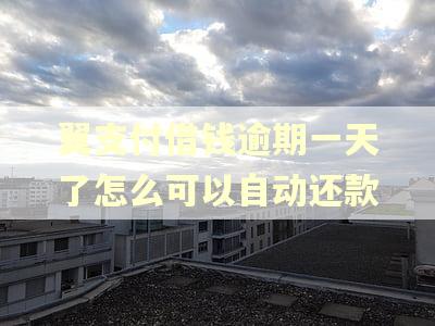 翼支付借钱逾期一天了怎么可以自动还款 翼支付借钱逾期一天了怎么可以自动还款