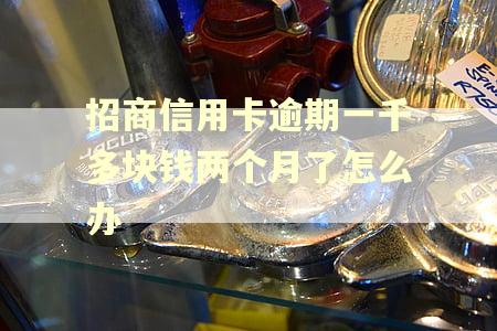 招商信用卡逾期一千多块钱两个月了怎么办