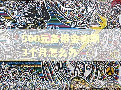500元备用金逾期3个月怎么办