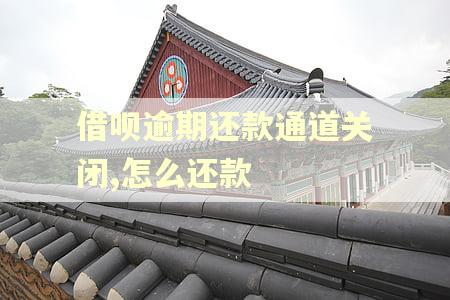 借呗逾期还款通道关闭,怎么还款
