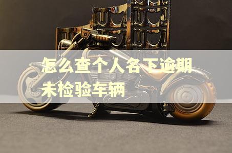 怎么查个人名下逾期未检验车辆