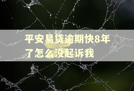 平安易贷逾期快8年了怎么没起诉我