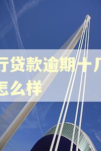 农行贷款逾期十几天会怎么样