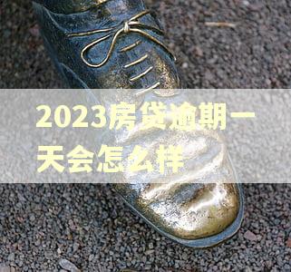 2023房贷逾期一天会怎么样