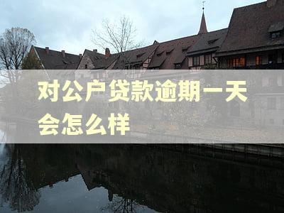 对公户贷款逾期一天会怎么样