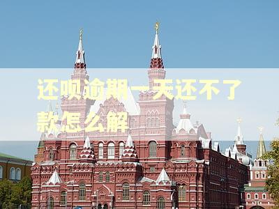 还呗逾期一天还不了款怎么解