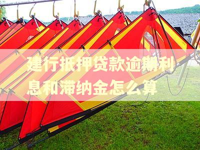 建行抵押贷款逾期利息和滞纳金怎么算
