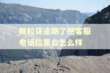 微粒贷逾期了把客服电话拉黑会怎么样 微粒贷逾期了把客服电话拉黑会怎么样