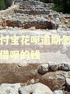 支付宝花呗逾期怎么还借呗的钱