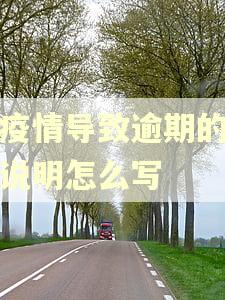 因疫情导致逾期的情况说明怎么写