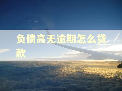 负债高无逾期怎么贷款
