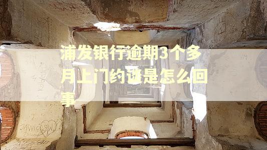 浦发银行逾期3个多月上门约谈是怎么回事