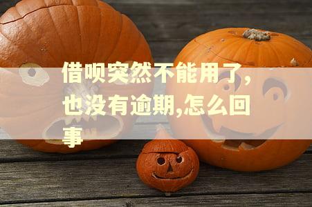 借呗突然不能用了,也没有逾期,怎么回事 借呗突然不能用了,也没有逾期,怎么回事