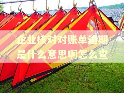 企业核对对账单逾期是什么意思啊怎么查