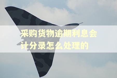 采购货物逾期利息会计分录怎么处理的