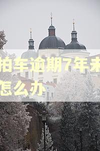 法拍车逾期7年未审验怎么办
