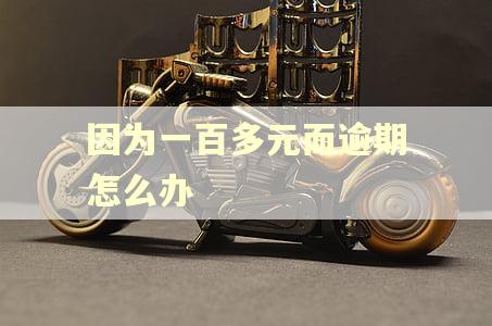 因为一百多元而逾期怎么办