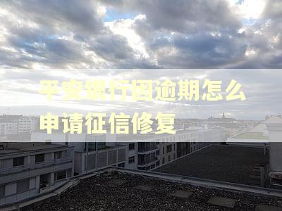 平安银行因逾期怎么申请征信修复