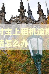 支付宝上租机逾期被冻结怎么办