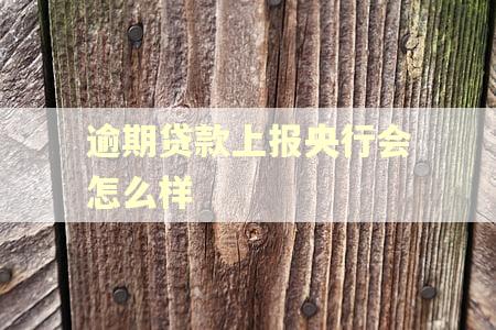 逾期贷款上报央行会怎么样