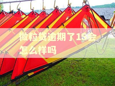 微粒贷逾期了15会怎么样吗