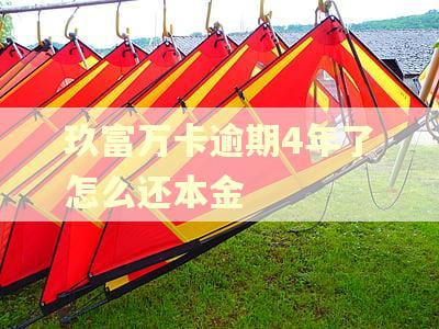 玖富万卡逾期4年了怎么还本金 玖富万卡逾期4年了怎么还本金
