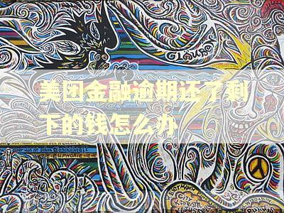 美团金融逾期还了剩下的钱怎么办