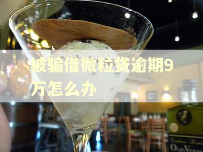 被骗借微粒贷逾期9万怎么办