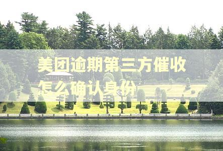 美团逾期第三方催收怎么确认身份 美团逾期第三方催收怎么确认身份