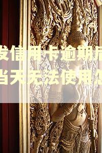 浦发信用卡逾期后还款当天无法使用怎么办