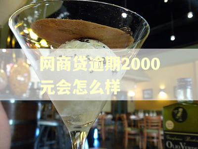 网商贷逾期2000元会怎么样