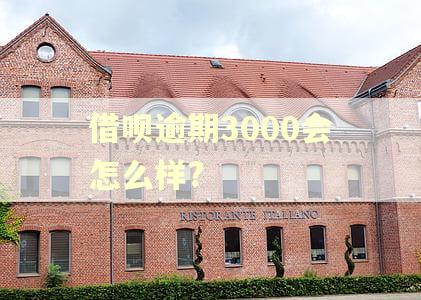 借呗逾期3000会怎么样?