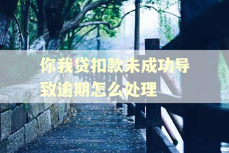 你我贷扣款未成功导致逾期怎么处理