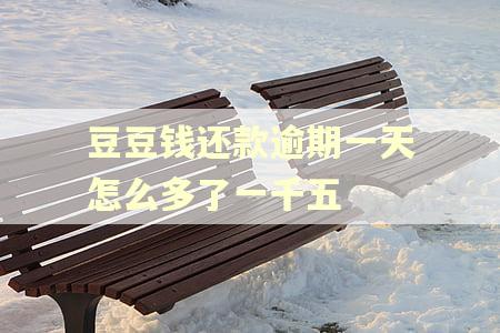 豆豆钱还款逾期一天怎么多了一千五
