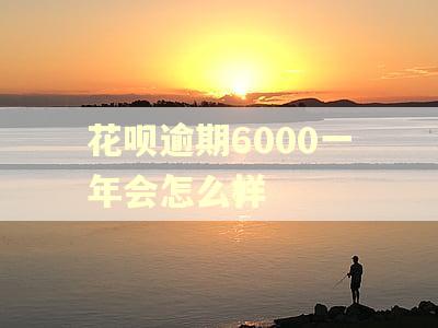 花呗逾期6000一年会怎么样