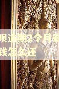 花呗逾期2个月剩下的钱怎么还