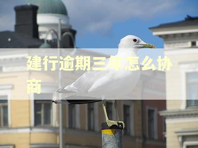 建行逾期三年怎么协商 建行逾期三年怎么协商