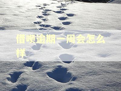 借呗逾期一周会怎么样
