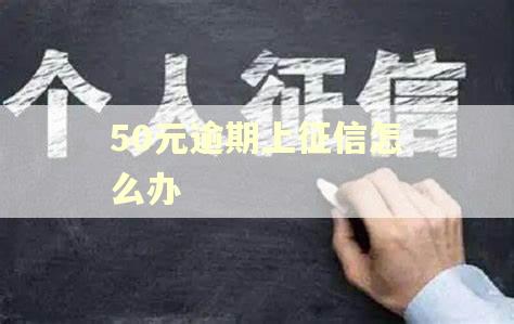 50元逾期上征信怎么办