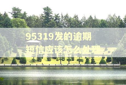 95319发的逾期短信应该怎么处理