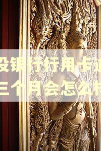 建设银行行用卡逾期超三个月会怎么样