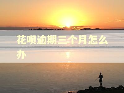 花呗逾期三个月怎么办