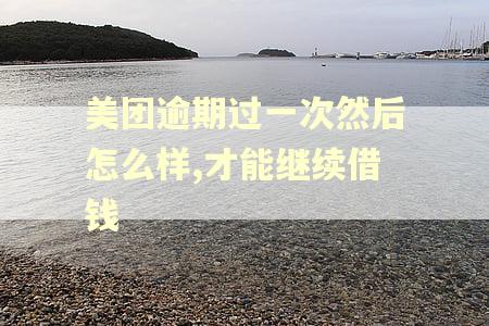 美团逾期过一次然后怎么样,才能继续借钱