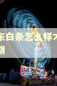 京东白条怎么样才算逾期
