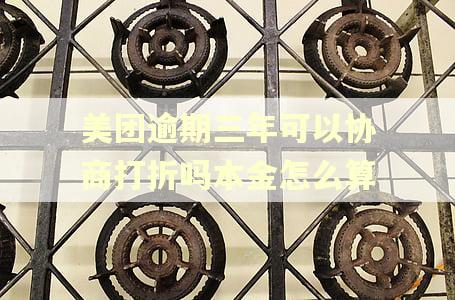 美团逾期三年可以协商打折吗本金怎么算