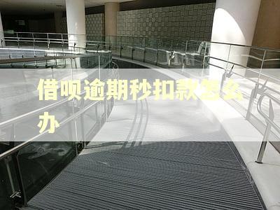 借呗逾期秒扣款怎么办