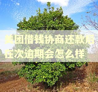 美团借钱协商还款后在次逾期会怎么样